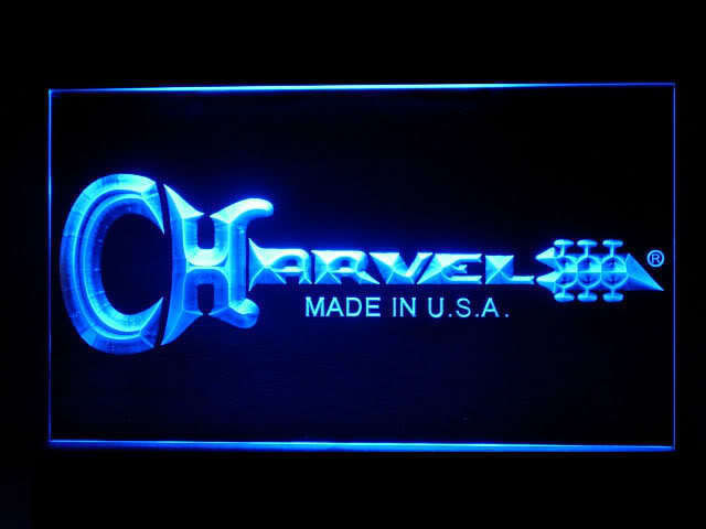 Charvel Guitar Display Led Light Sign